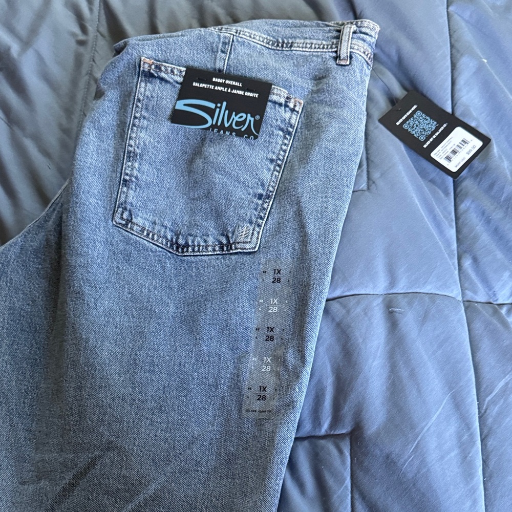 Silver Jeans Classic Blue Denim overalls - Picture 6 of 12
